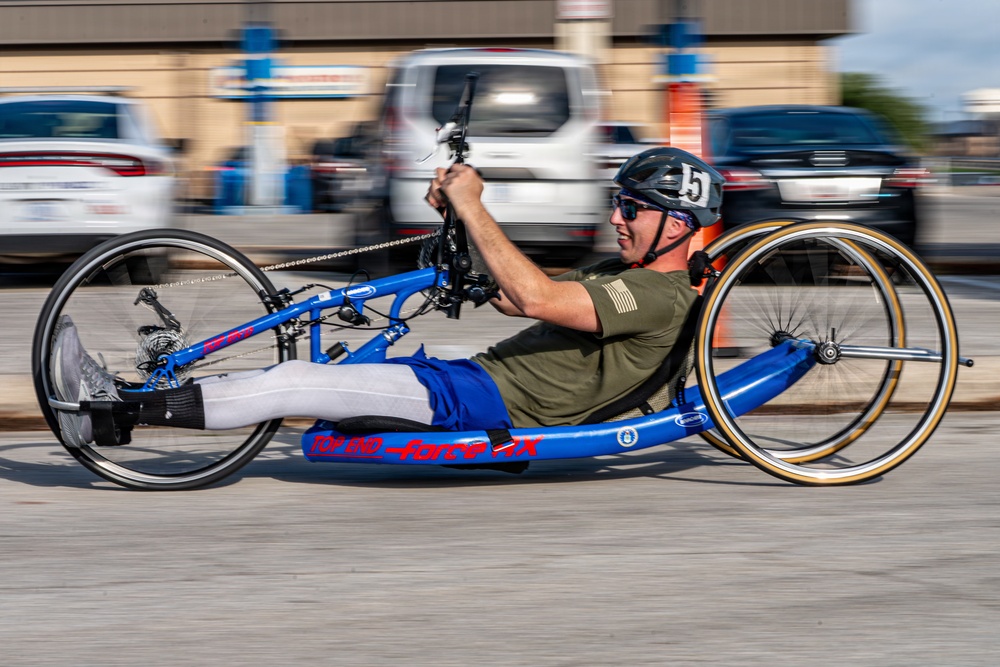 Air Force Wounded Warriors train in preparation for Warrior
Games: day 3