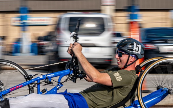 Air Force Wounded Warriors train in preparation for Warrior
Games: day 3