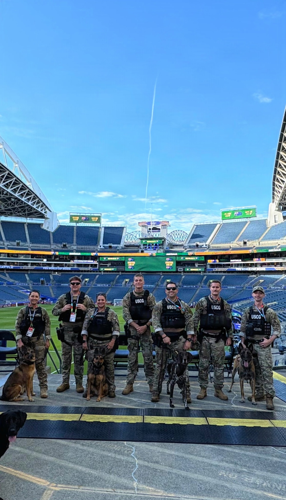 Coast Guard enhances safety and security during the United States vs. Australia World Cup match