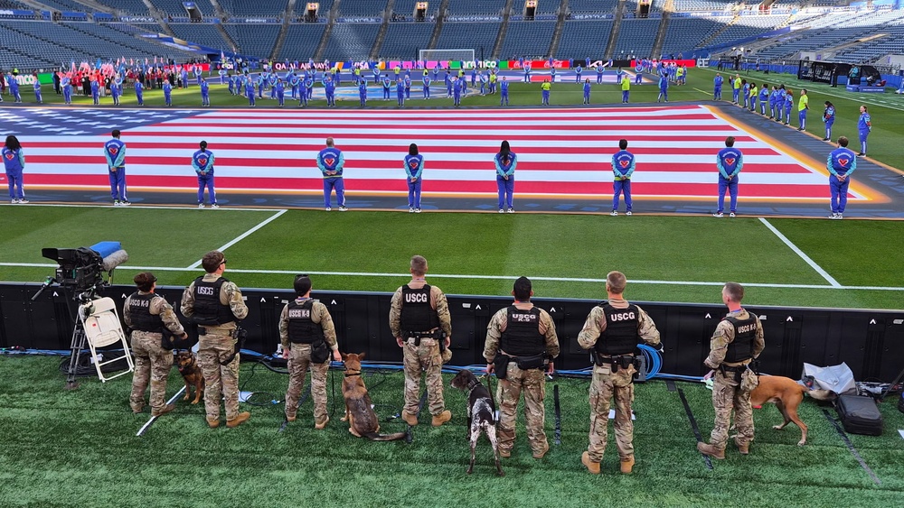 Coast Guard enhances safety and security during the United States vs. Australia World Cup match
