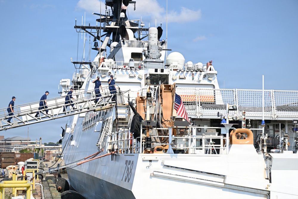 Coast Guard Cutter Stone to open for public tours at Naval Station Norfolk during Sail250 Virginia