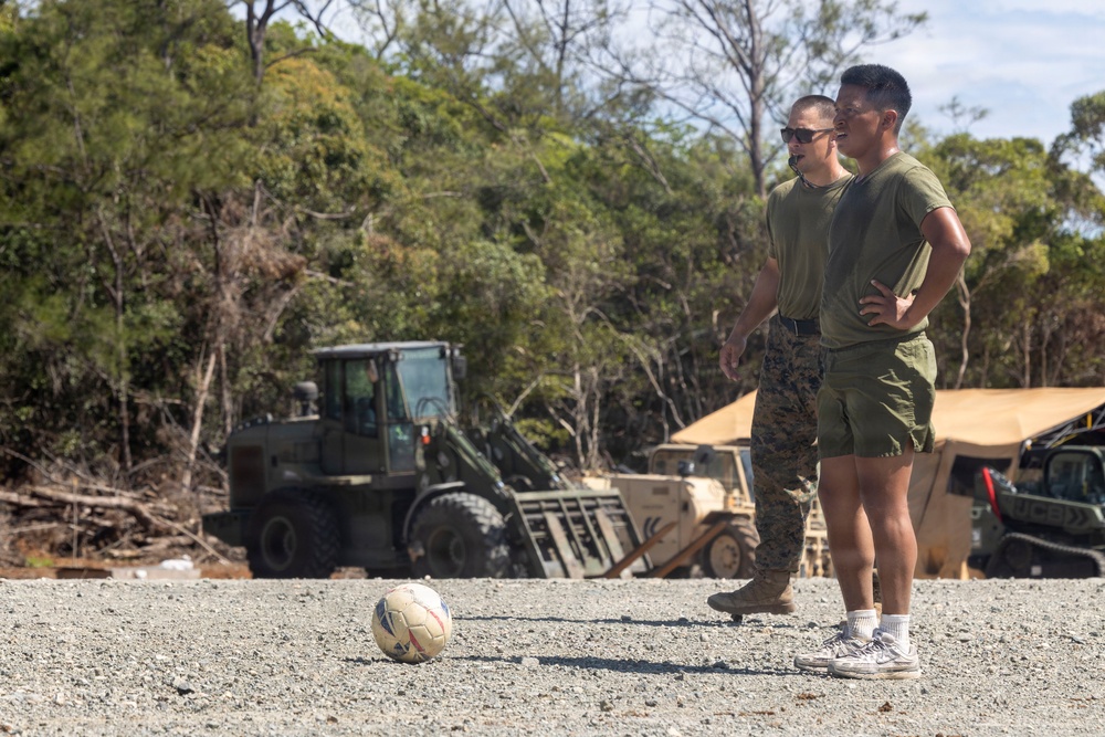 3rd Littoral Combat Team Marines participate in soccer tournament while deployed in the Philippines