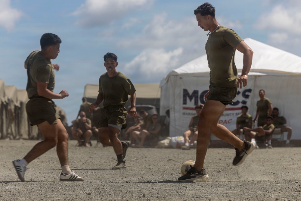 3rd Littoral Combat Team Marines participate in soccer tournament while deployed in the Philippines