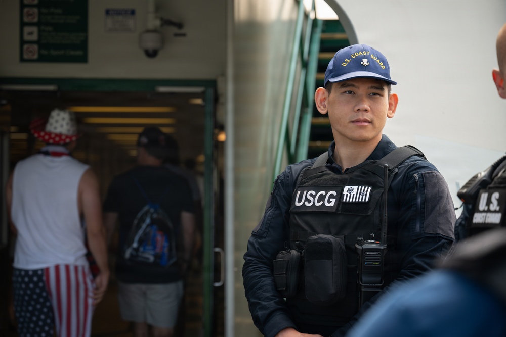Coast Guard enhances safety and security during United States vs. Australia World Cup match