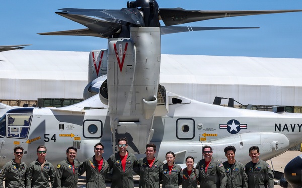 CMV-22B Osprey conduct flyover of NASCAR San Diego Weekend