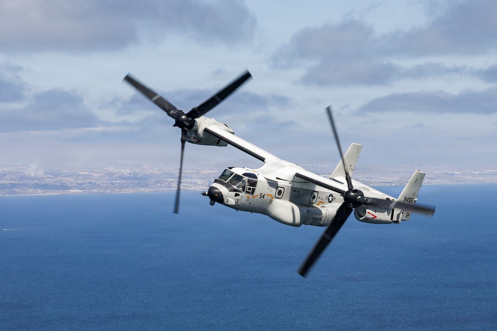 CMV-22B Osprey conduct flyover of NASCAR San Diego Weekend