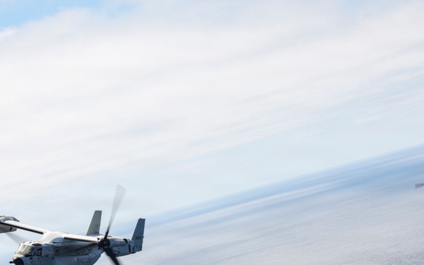 CMV-22B Osprey conduct flyover of NASCAR San Diego Weekend