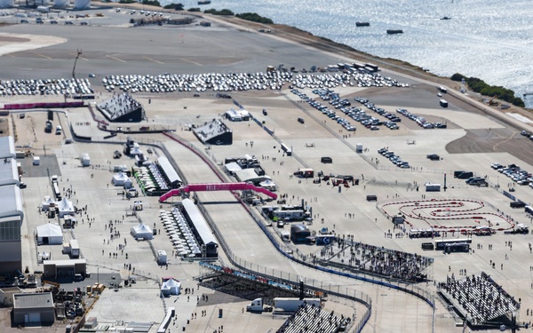 CMV-22B Osprey conduct flyover of NASCAR San Diego Weekend