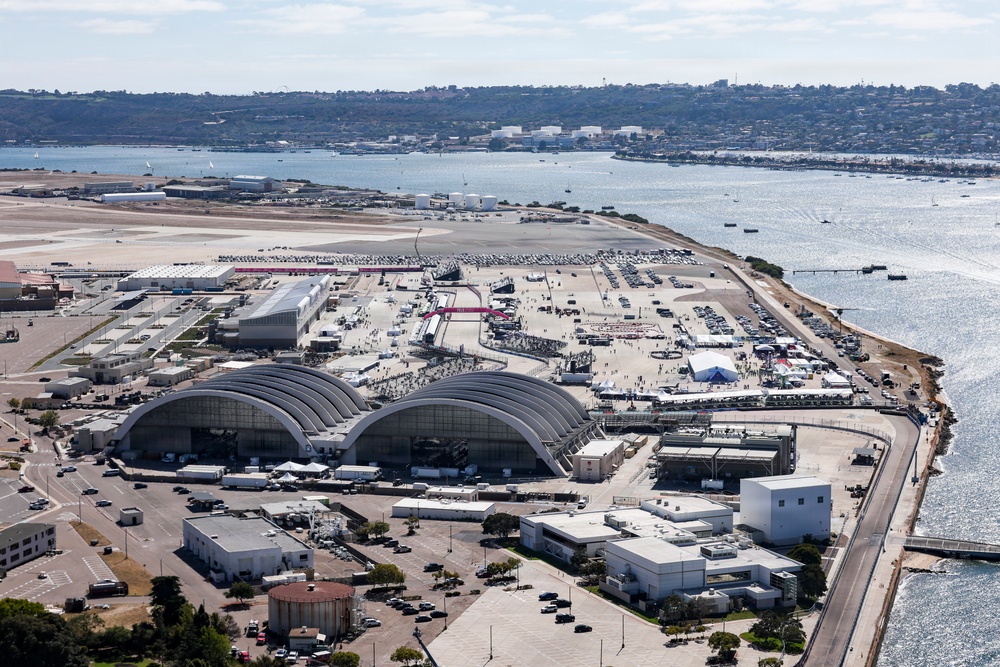CMV-22B Osprey conduct flyover of NASCAR San Diego Weekend