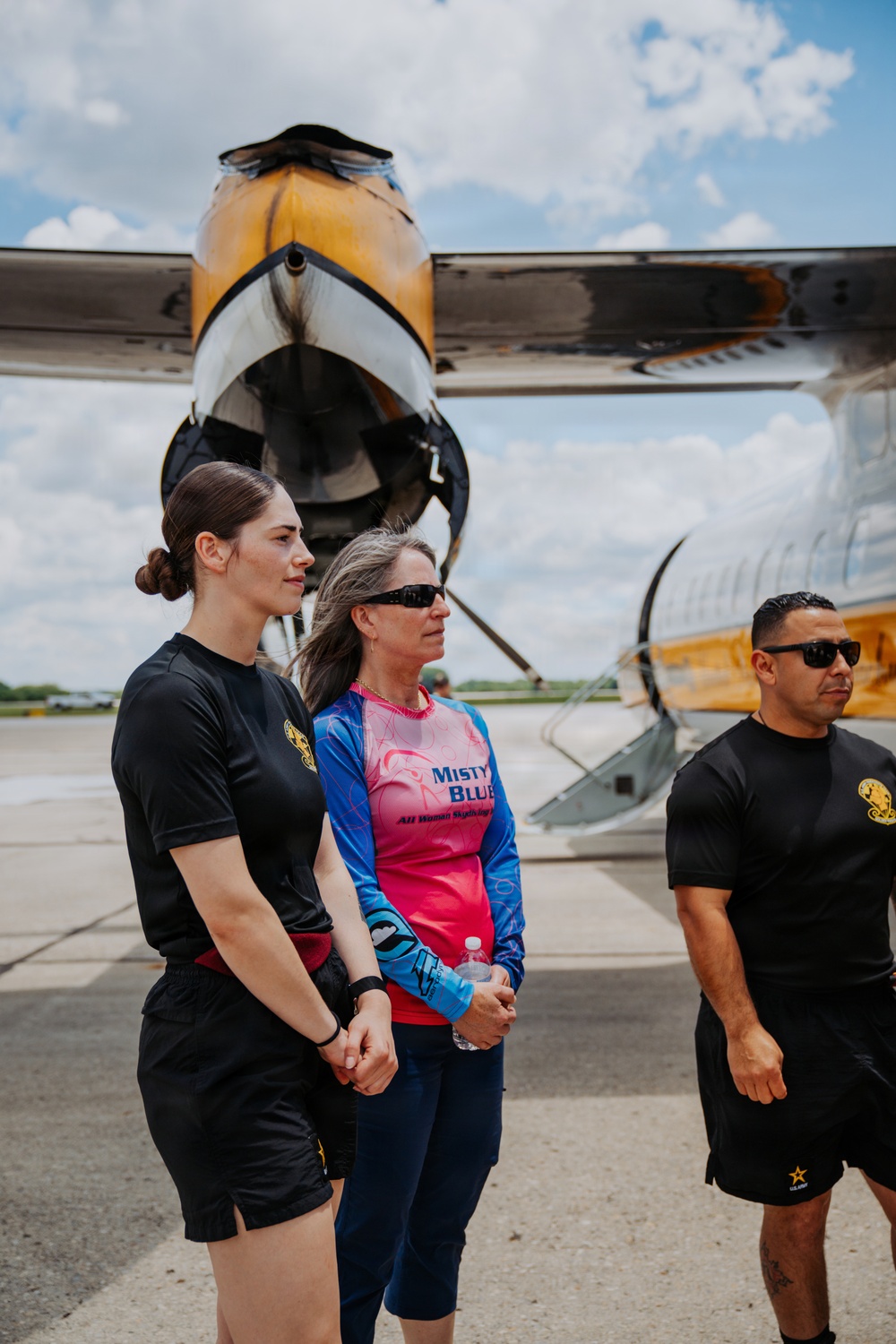 Parachuting brought two generations together over the skies of Ohio