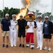 Sailors Visit Omaha Slumpbuster, Kick Off Bonfire During Omaha Navy Week