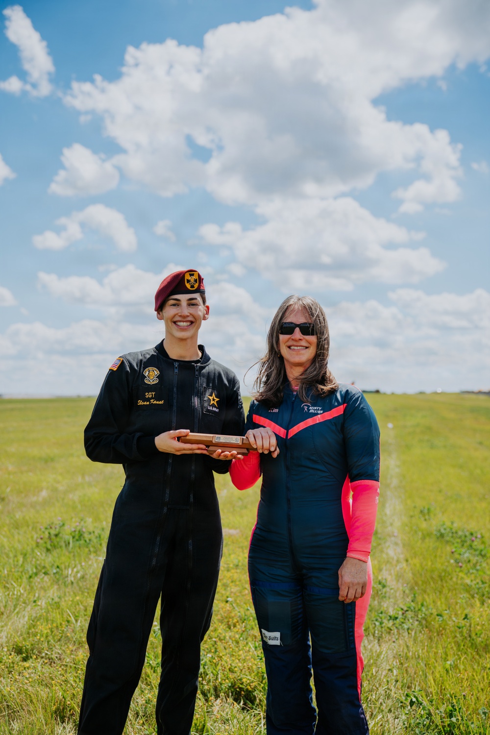 Parachuting brought two generations together over the skies of Ohio