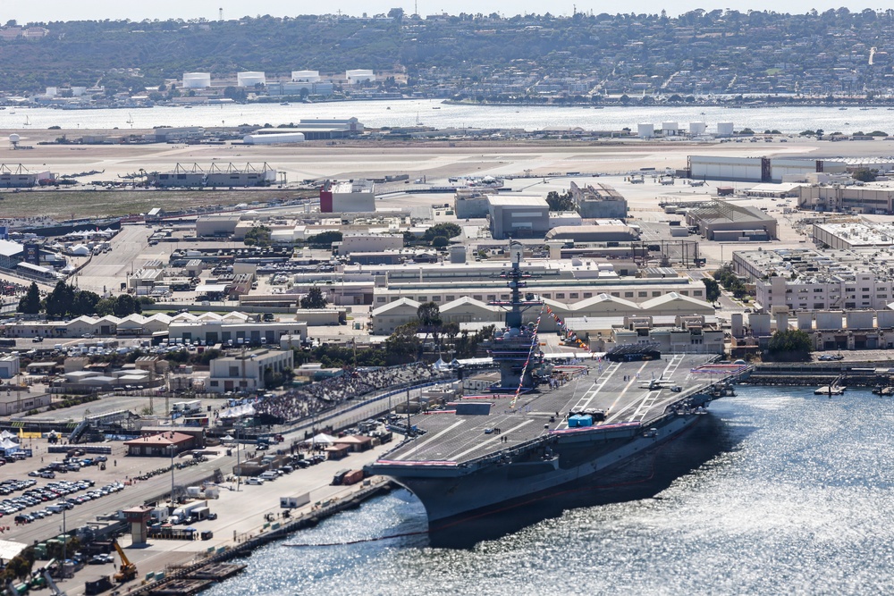 CMV-22B Osprey conduct flyover of NASCAR San Diego Weekend