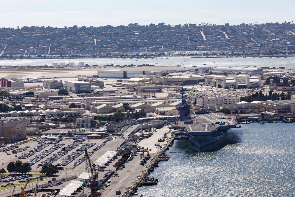 CMV-22B Osprey conduct flyover of NASCAR San Diego Weekend