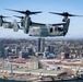CMV-22B Osprey conduct flyover of NASCAR San Diego Weekend