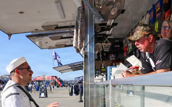 Sailors participate in NASCAR San Diego Weekend