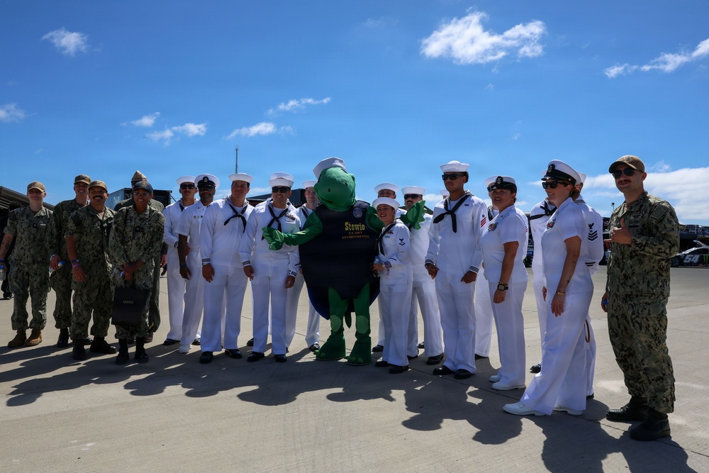 NASCAR's Legacy Motor Club Hosts Hospitality Event For U.S. Navy Sailors