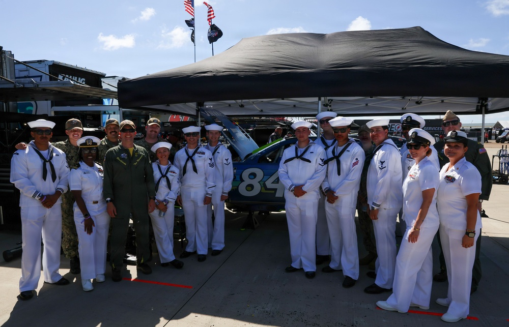 NASCAR's Legacy Motor Club Hosts Hospitality Event For U.S. Navy Sailors