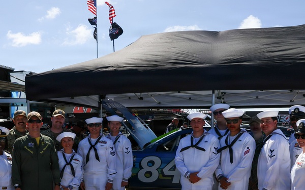 NASCAR's Legacy Motor Club Hosts Hospitality Event For U.S. Navy Sailors
