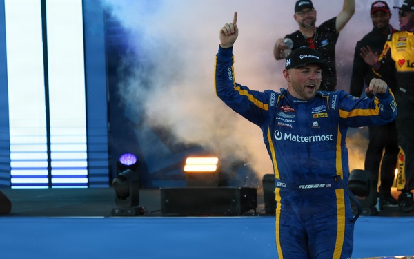 NASCAR driver celebrates historic win on Naval Base Coronado