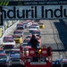 Drivers compete in NASCAR Craftsman Truck Series Race