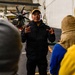 U.S. Navy Sailors Participate in a General Quarters Drill