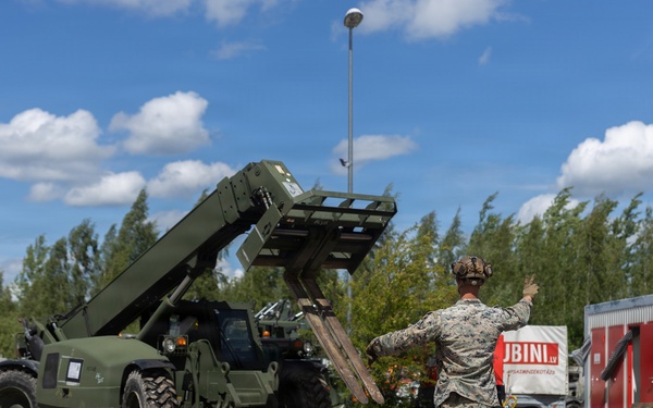 U.S. Marines and Sailors build lodging facilities in Baltic Region