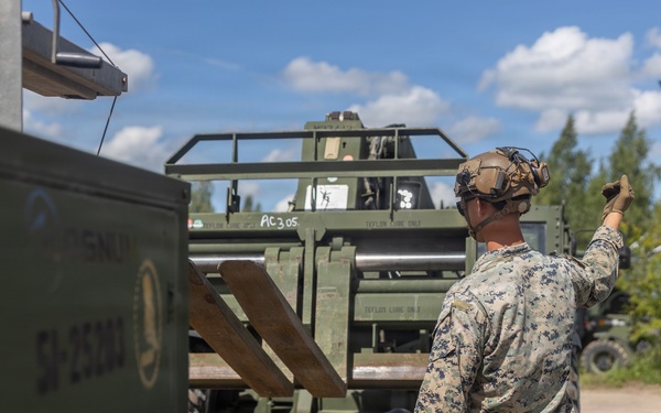 U.S. Marines and Sailors build lodging facilities in Baltic Region