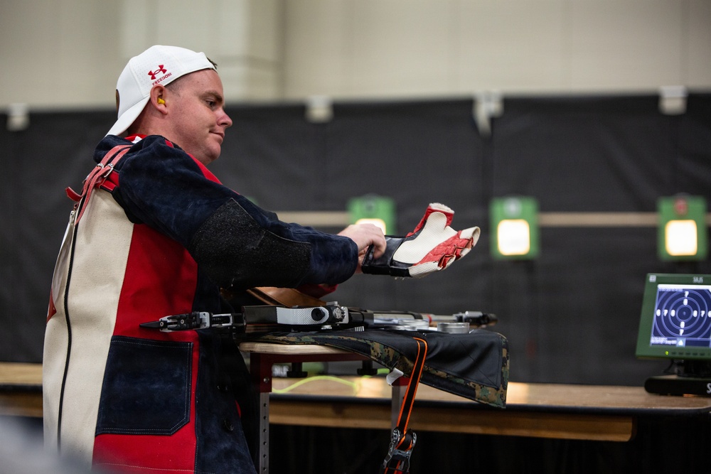 Team Marine Corps Aims with Accuracy in Air Precision at 2026 Warrior Games
