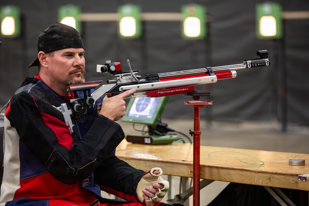 Team Marine Corps Aims with Accuracy in Air Precision at 2026 Warrior Games