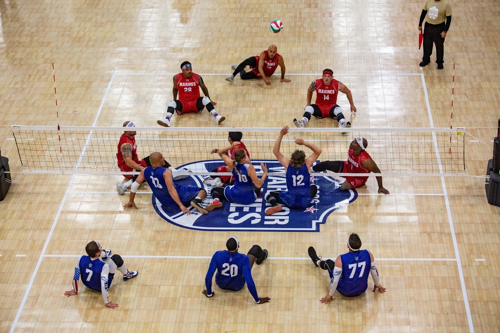 Team Marine Corps Serves a Strong Performance in Sitting Volleyball at 2026 Warrior Games