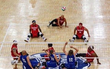 Team Marine Corps Serves a Strong Performance in Sitting Volleyball at 2026 Warrior Games