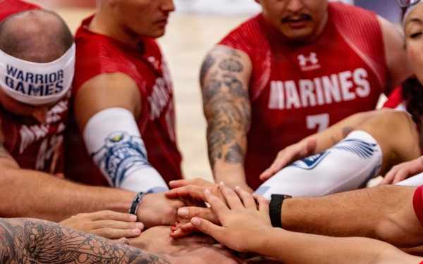 Team Marine Corps Serves a Strong Performance in Sitting Volleyball at 2026 Warrior Games