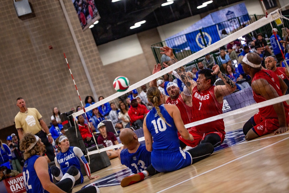 Team Marine Corps Serves a Strong Performance in Sitting Volleyball at 2026 Warrior Games