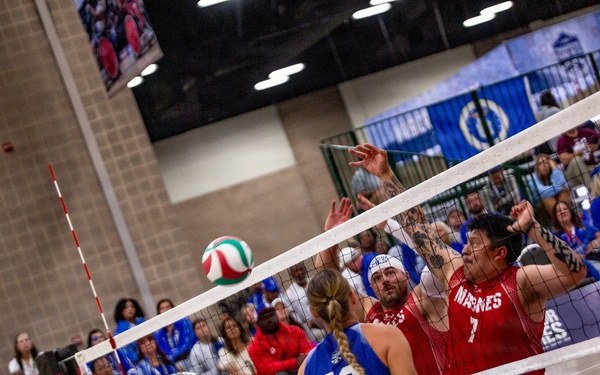 Team Marine Corps Serves a Strong Performance in Sitting Volleyball at 2026 Warrior Games