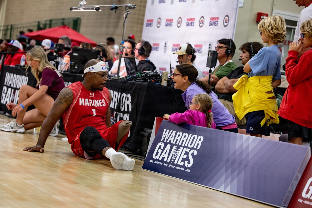 Team Marine Corps Serves a Strong Performance in Sitting Volleyball at 2026 Warrior Games