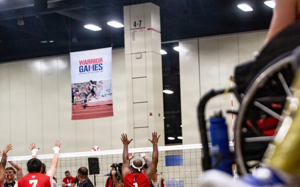 Team Marine Corps Serves a Strong Performance in Sitting Volleyball at 2026 Warrior Games