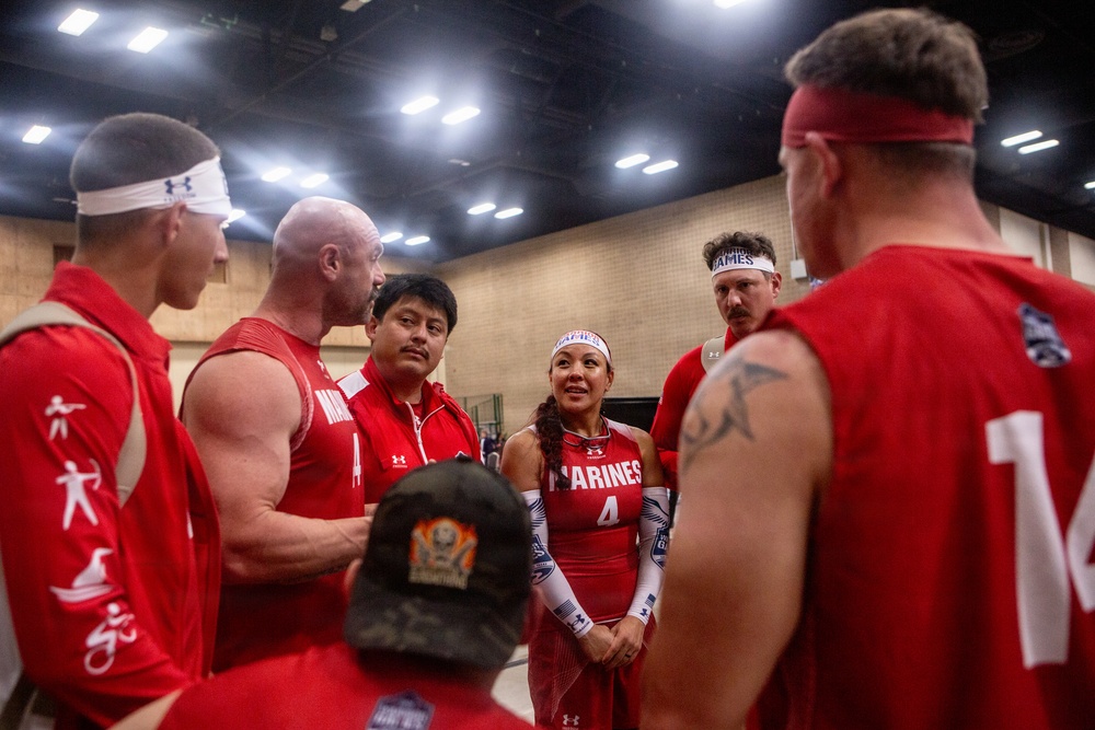 Team Marine Corps Serves a Strong Performance in Sitting Volleyball at 2026 Warrior Games