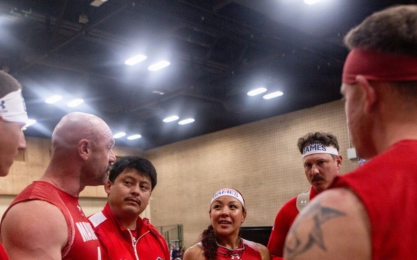 Team Marine Corps Serves a Strong Performance in Sitting Volleyball at 2026 Warrior Games