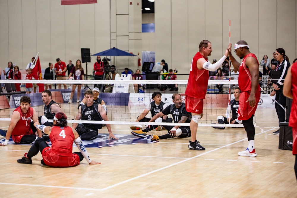 Team Marine Corps Serves a Strong Performance in Sitting Volleyball at 2026 Warrior Games