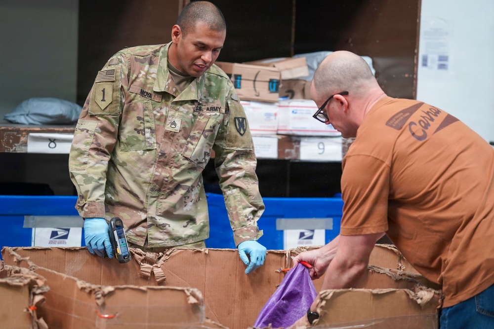 Postal Soldiers keep mail moving at Camp Bondsteel