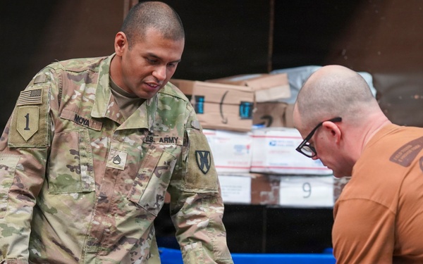 Postal Soldiers keep mail moving at Camp Bondsteel