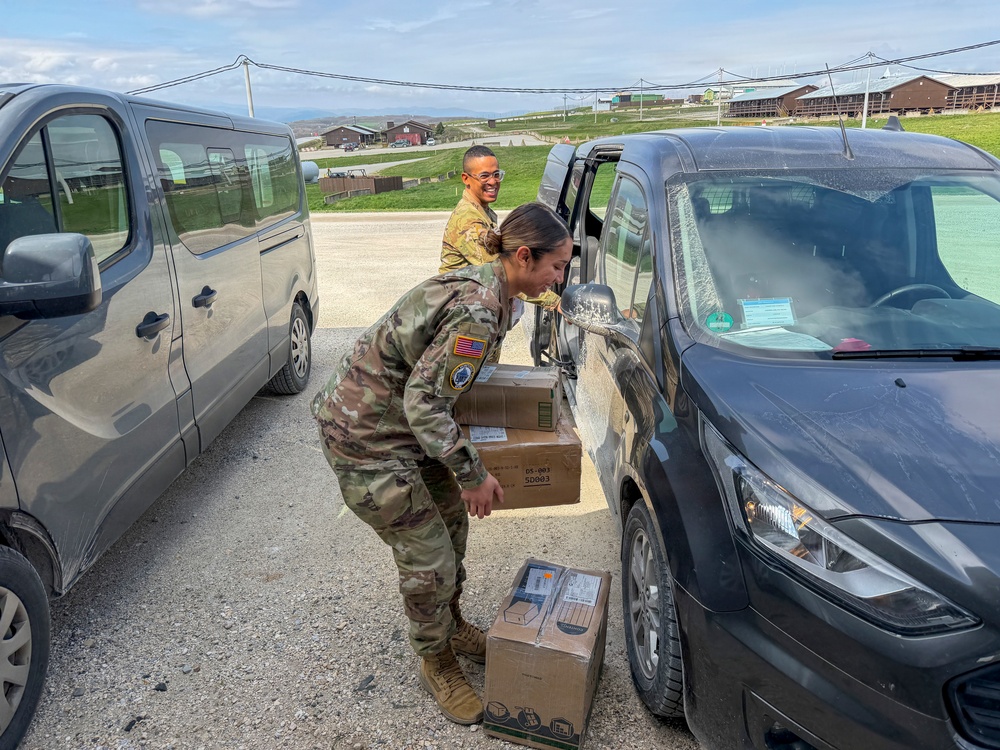 Postal Soldiers keep mail moving at Camp Bondsteel