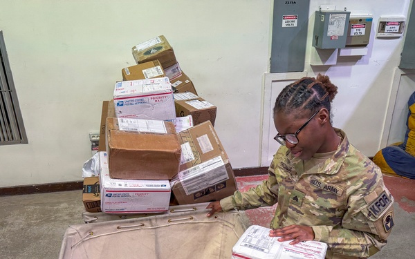 Postal Soldiers keep mail moving at Camp Bondsteel