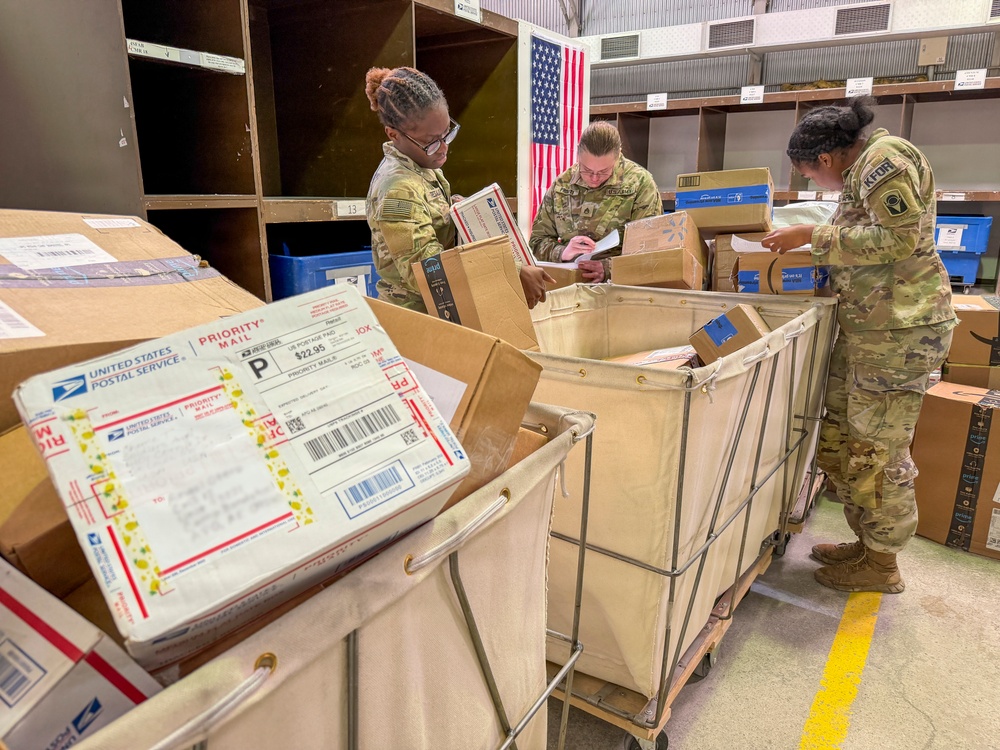 Postal Soldiers keep mail moving at Camp Bondsteel