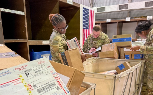 Postal Soldiers keep mail moving at Camp Bondsteel