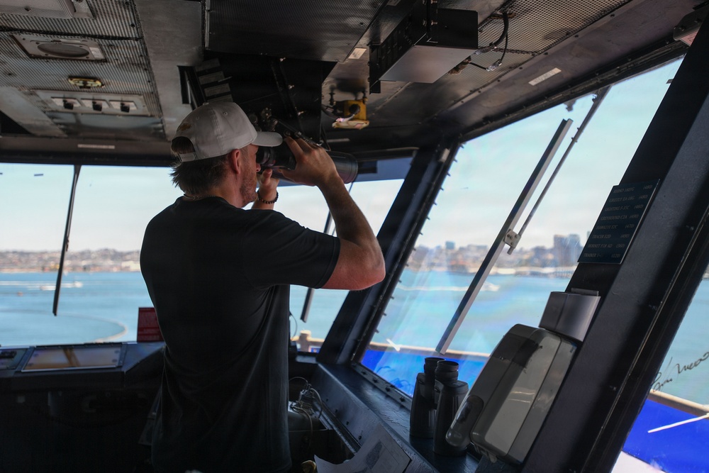 USS Carl Vinson (CVN 70) hosts NASCAR driver Ty Dillon