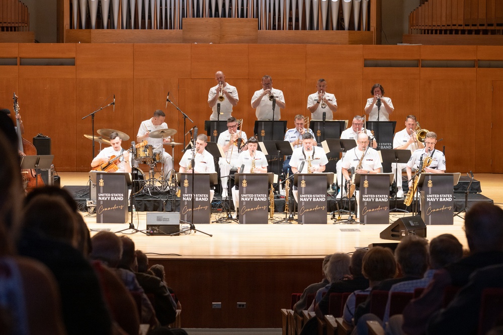 U.S. Navy Band Commodores perform at the State University of New York Fredonia