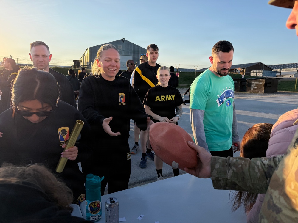 KFOR personnel participate in Respect Run for Sexual Assault Awareness Month