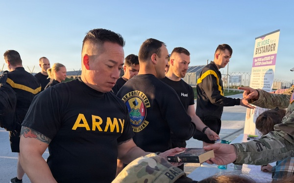 KFOR personnel participate in Respect Run for Sexual Assault Awareness Month